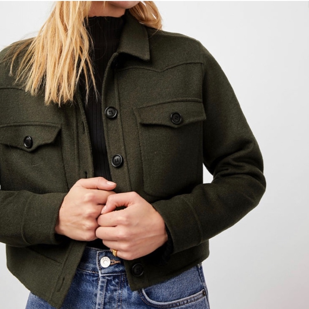 New Rails Olive Shacket - Picture 2 of 6